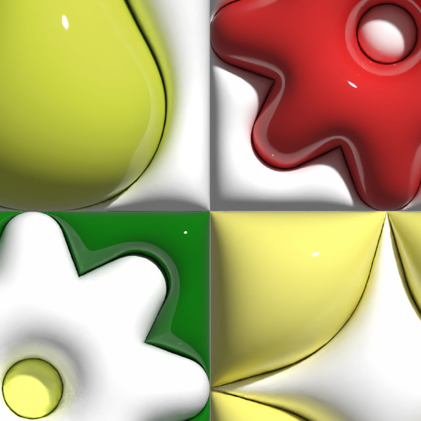 Cherries and Pears 3D Print