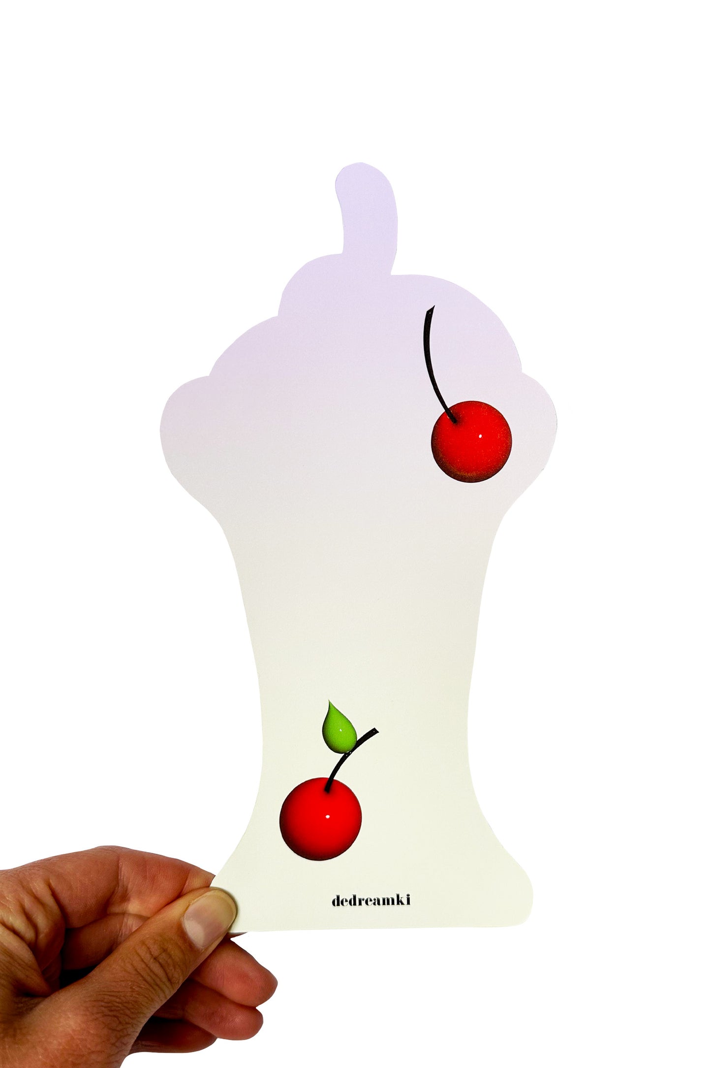 Choco Vanilla Sundae - 3D Bookmark