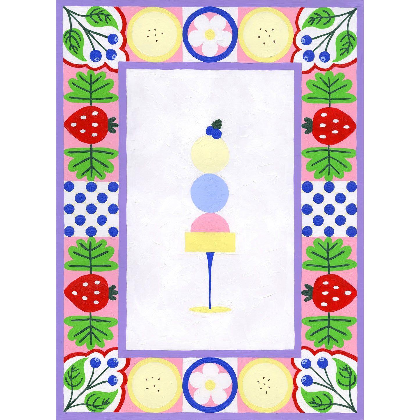 Fruity Sorbet Tower Print
