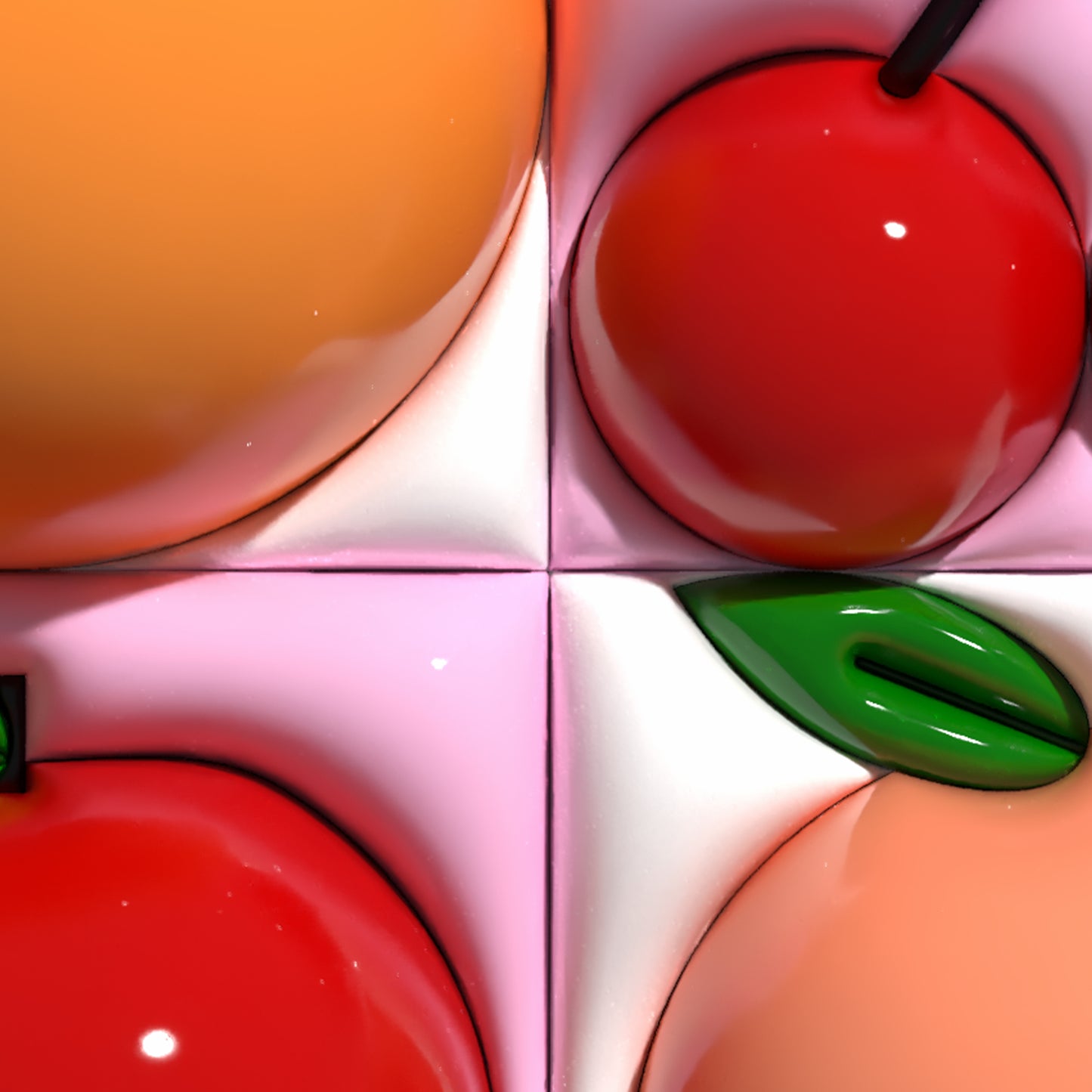 Warm Summer Fruit 3D Print