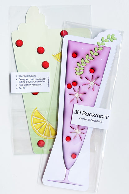 Citrus Cocktail - 3D Bookmarks