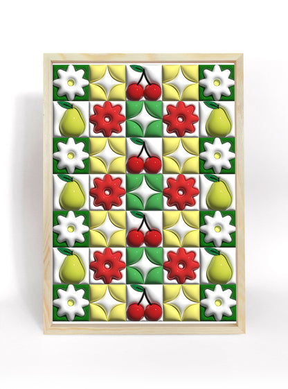Cherries and Pears 3D Print