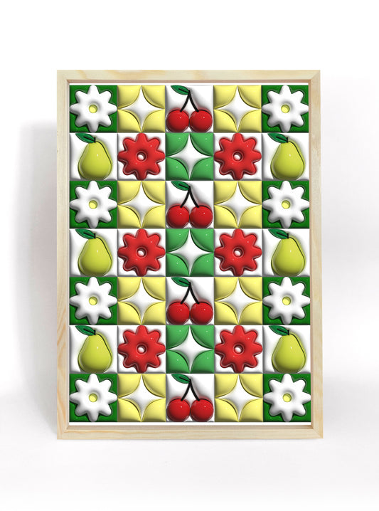 Cherries and Pears 3D Print