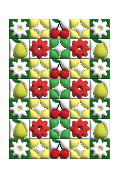 Cherries and Pears 3D Print