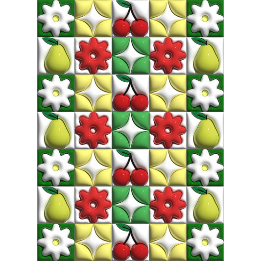 Cherries and Pears 3D Print