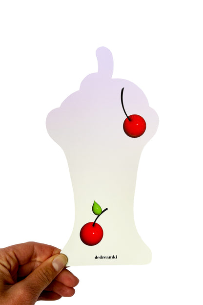 Choco Vanilla Sundae - 3D Bookmark
