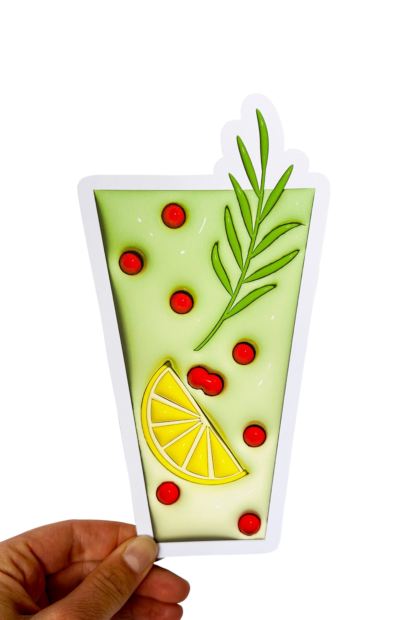 Citrus Soda - 3D Bookmark