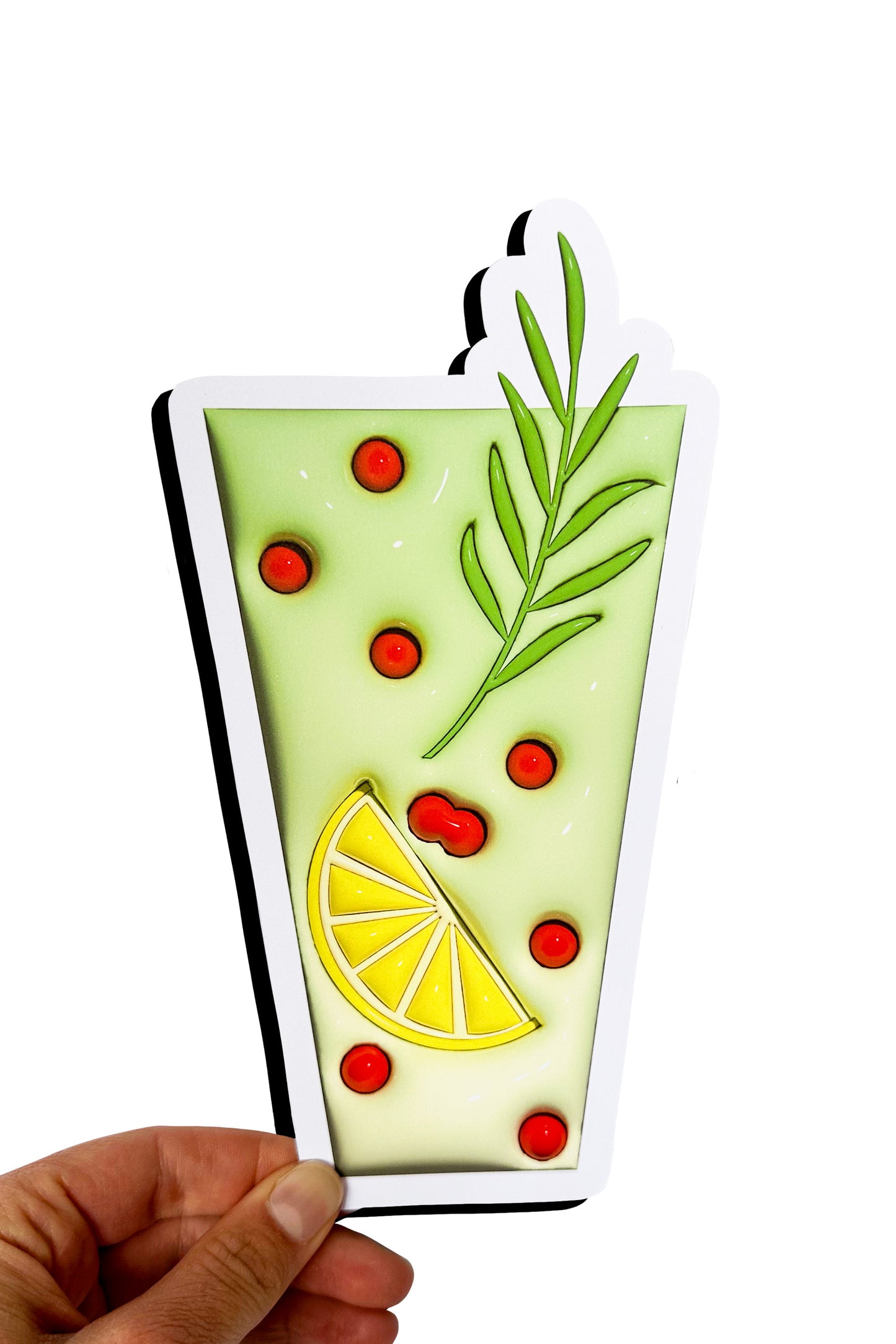 Citrus Soda - 3D Bookmark