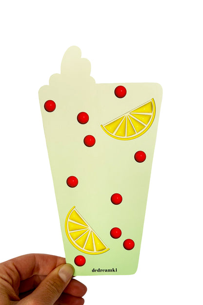 Citrus Soda - 3D Bookmark