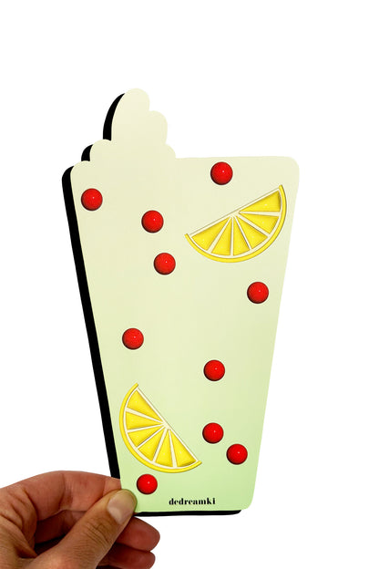 Citrus Soda - 3D Bookmark