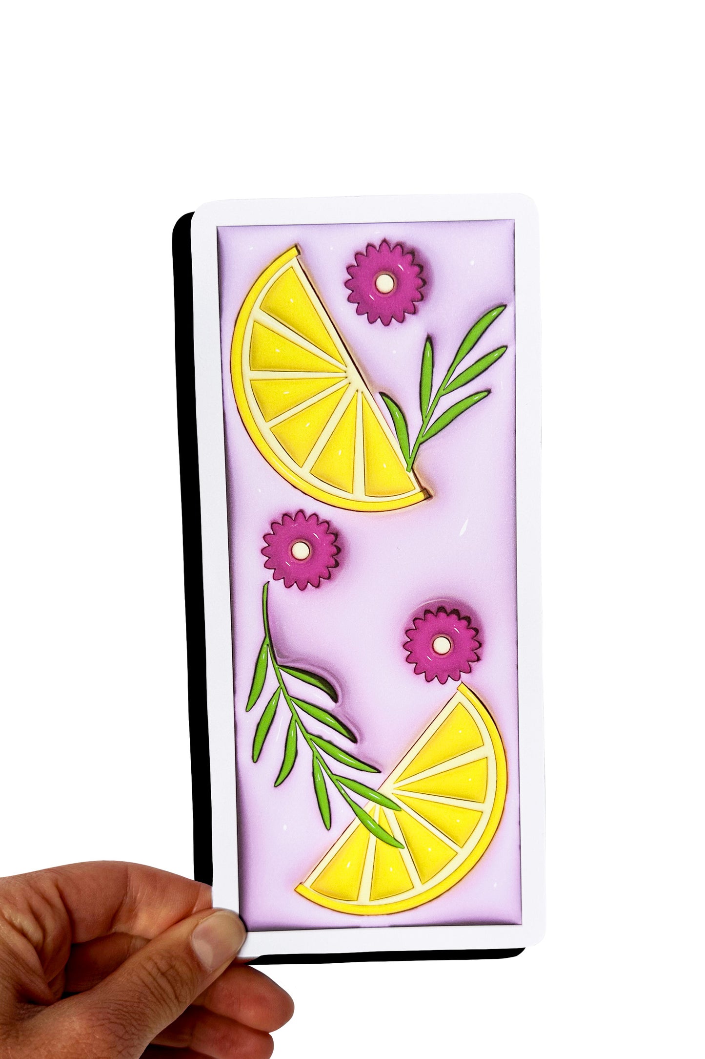 Floral Lemonade - 3D Bookmark