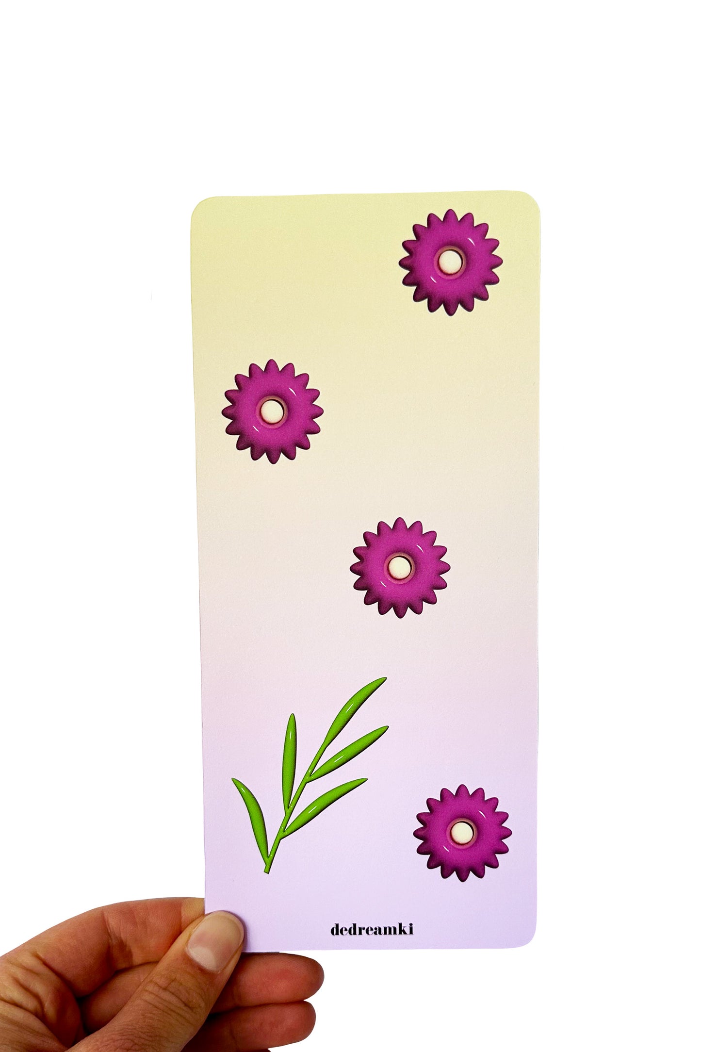 Floral Lemonade - 3D Bookmark