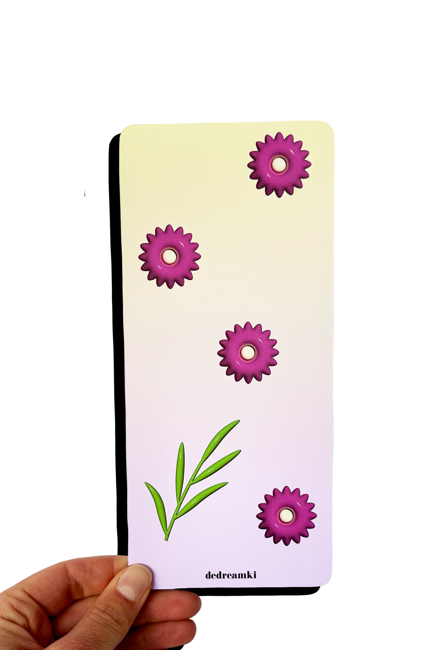 Floral Lemonade - 3D Bookmark