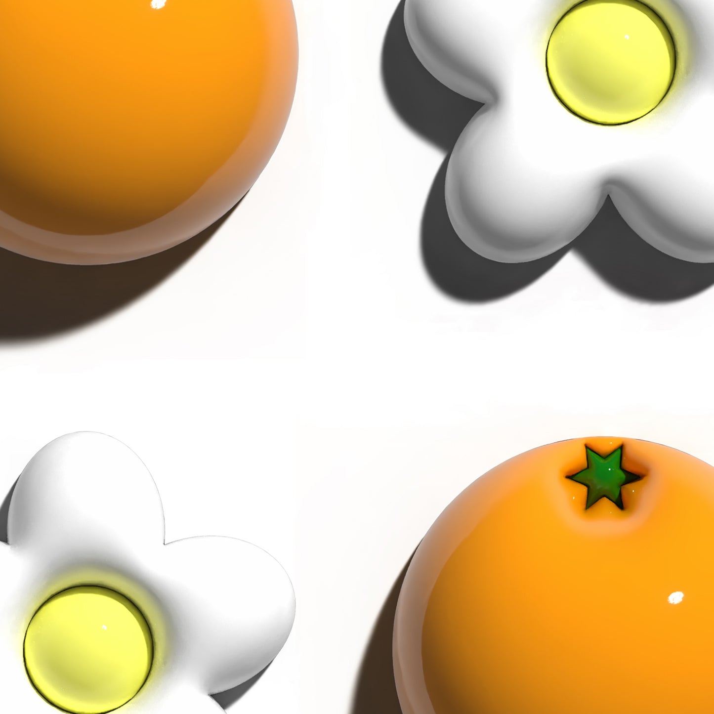 Fruity Fruit Blossoms 3D Print