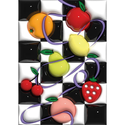 Fruity Ribbon 3D Print