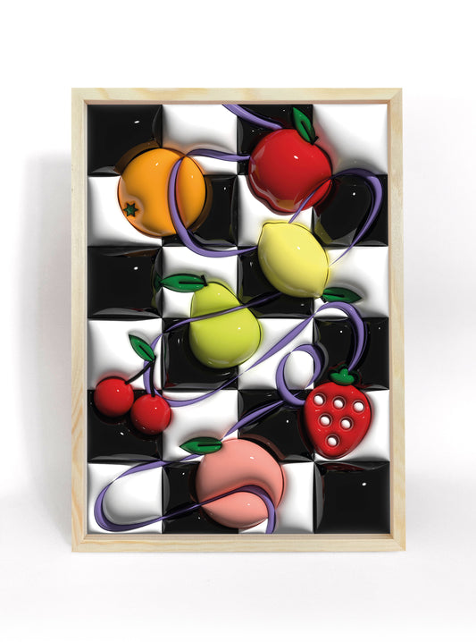 Fruity Ribbon 3D Print