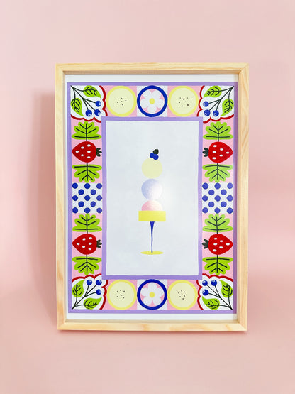 Fruity Sorbet Tower Print