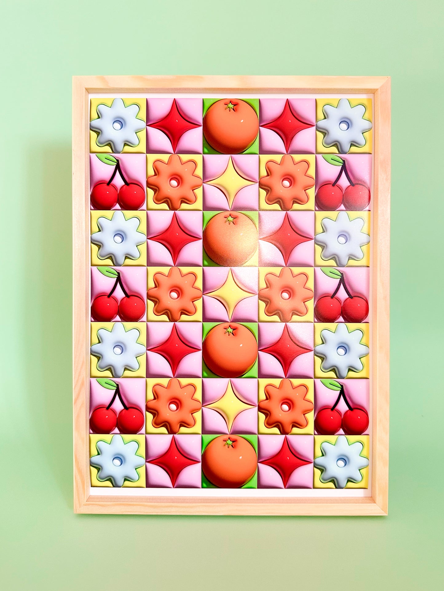 Cherries and Oranges 3D print