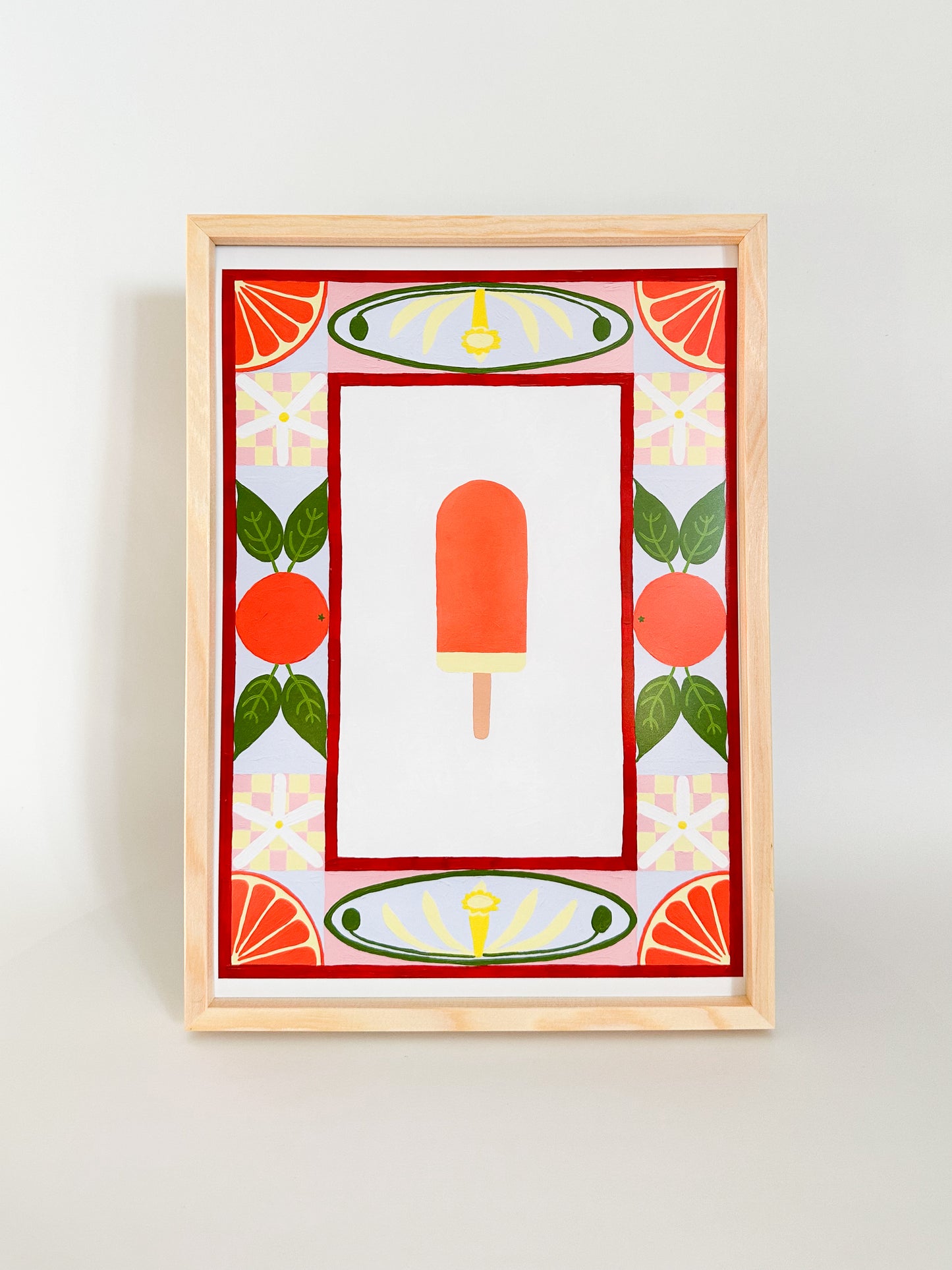 Orange Vanilla Split Print