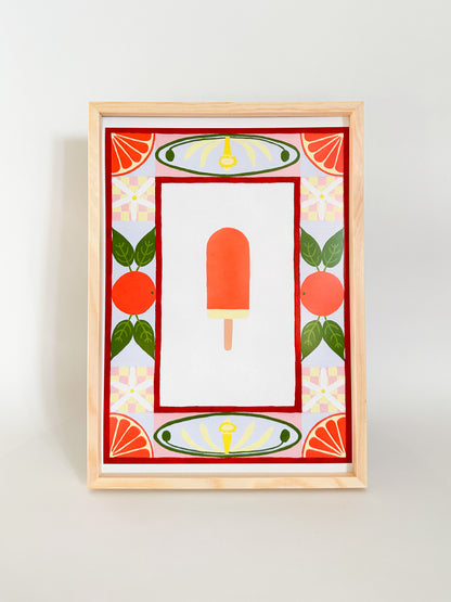 Orange Vanilla Split Print