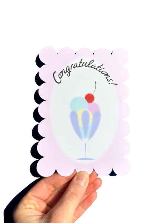 Ice Cream - Greeting Card+Pearl Envelope