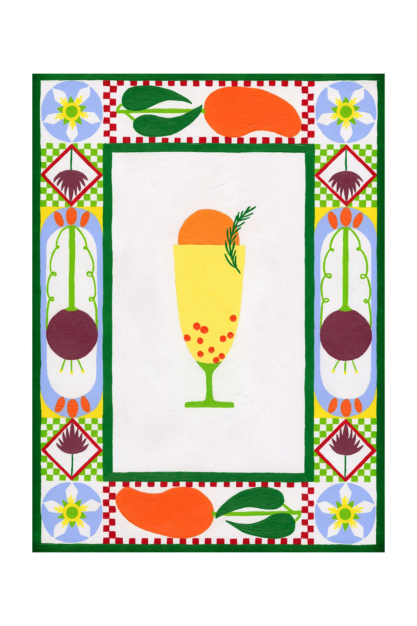 Mango Passion Print