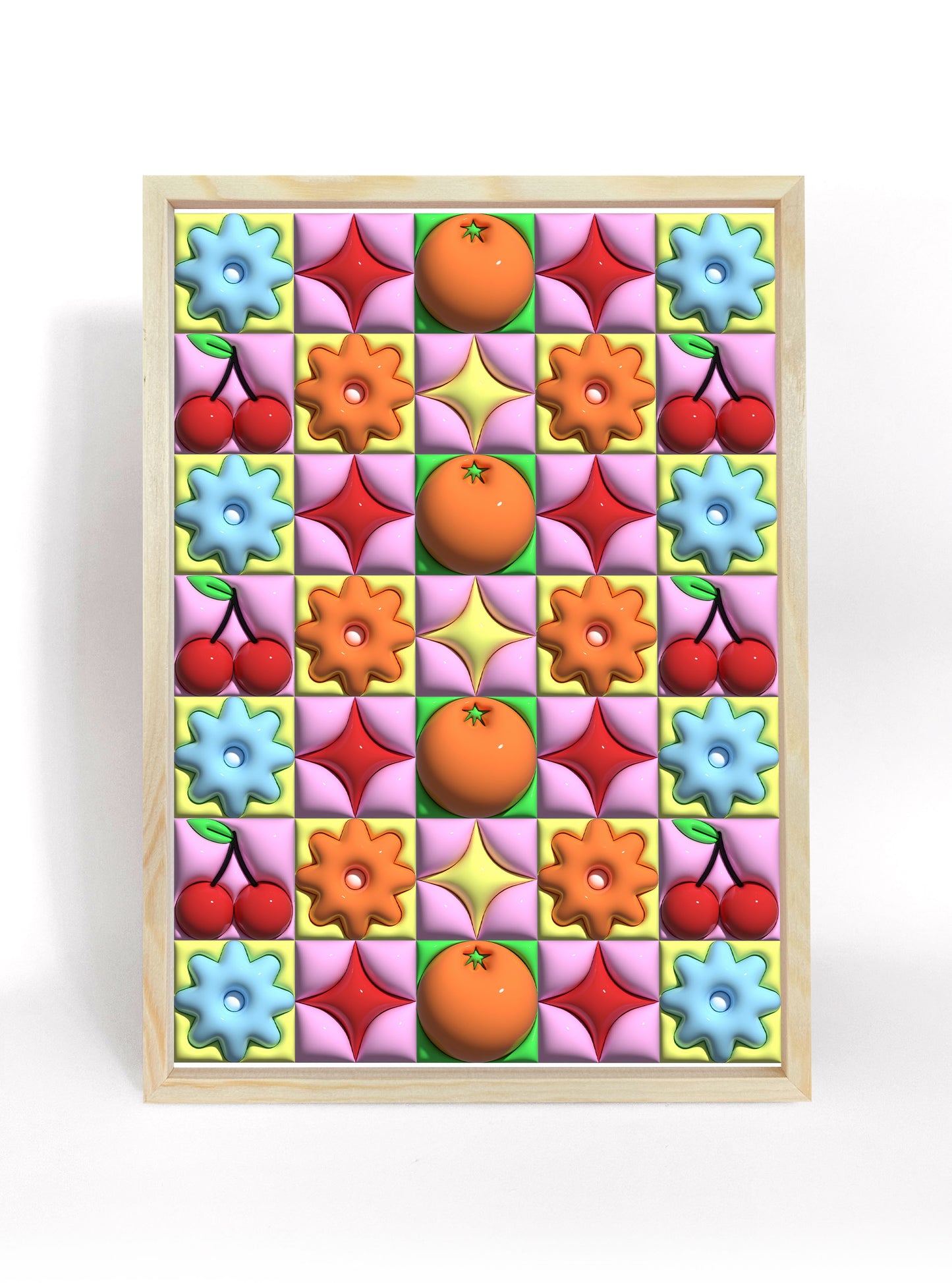 Cherries and Oranges 3D print