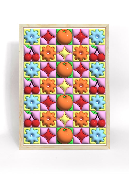Cherries and Oranges 3D print