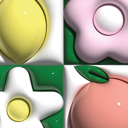 Pears, Peaches and Lemons 3D Print