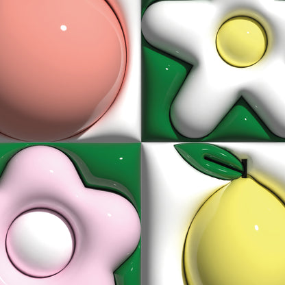 Pears, Peaches and Lemons 3D Print