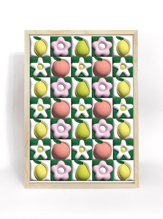 Pears, Peaches and Lemons 3D Print