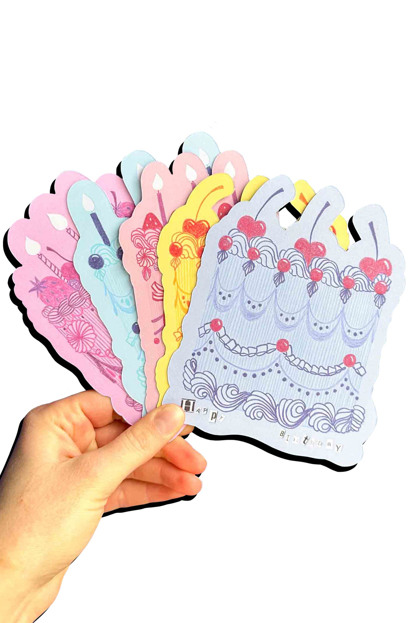 Happy Birthday To You - Pencil Cake Card
