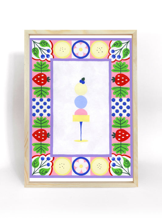 Fruity Sorbet Tower Print