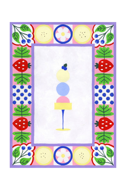 Fruity Sorbet Tower Print