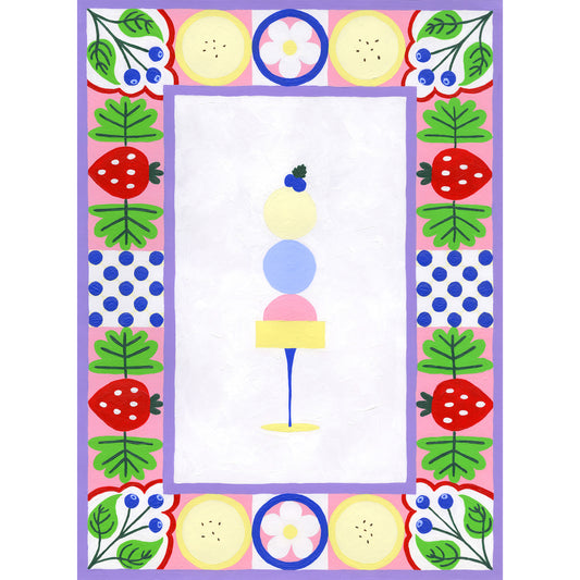 Fruity Sorbet Tower Print
