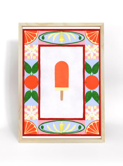 Orange Vanilla Split Print
