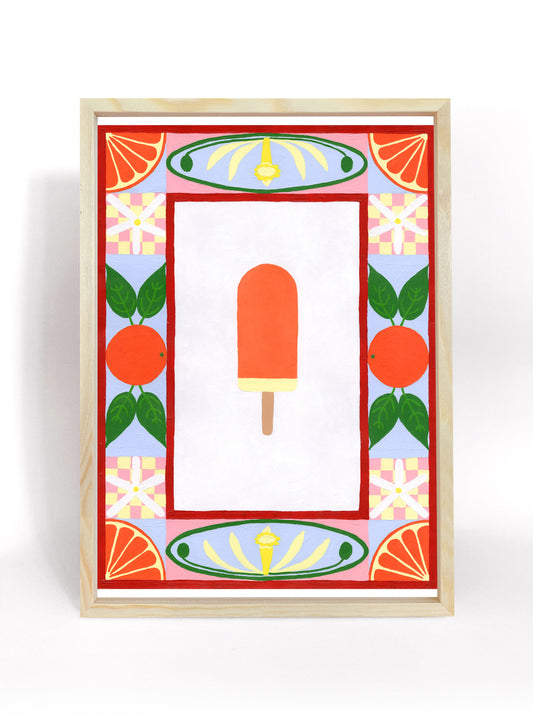 Orange Vanilla Split Print