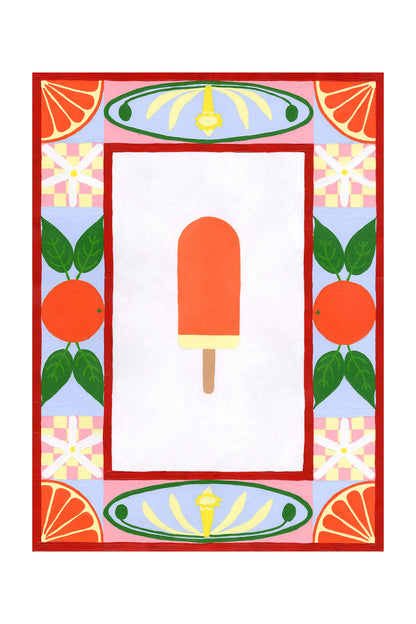 Orange Vanilla Split Print