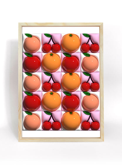 Warm Summer Fruit 3D Print