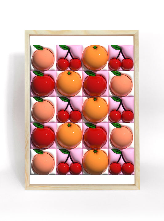 Warm Summer Fruit 3D Print