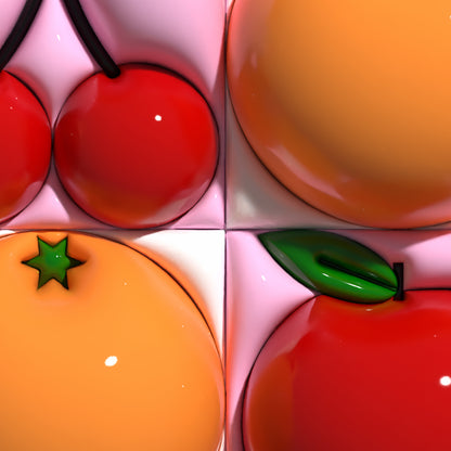 Warm Summer Fruit 3D Print