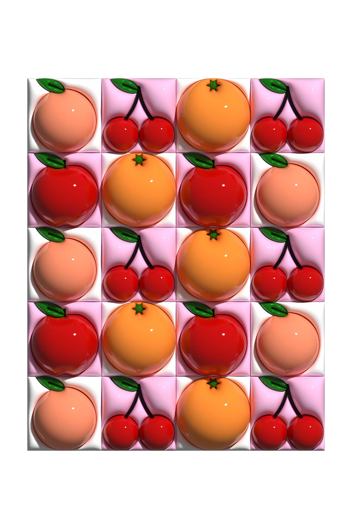 Warm Summer Fruit 3D Print