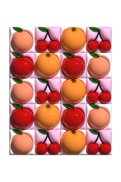 Warm Summer Fruit 3D Print