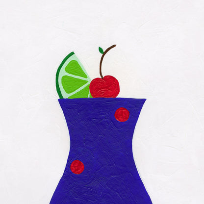Citrus and Berries Cocktail Print