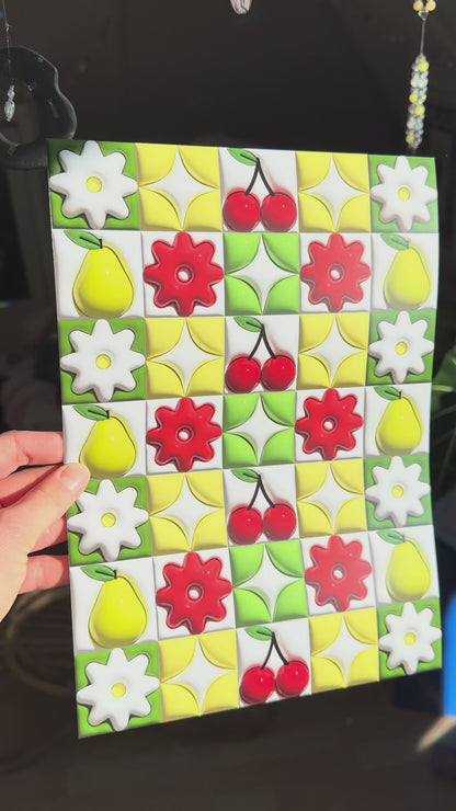 Cherries and Pears 3D Print