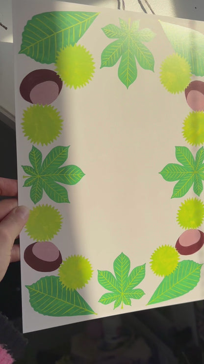 Horse Chestnut Print