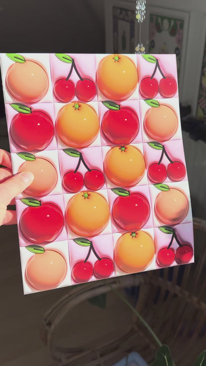 Warm Summer Fruit 3D Print