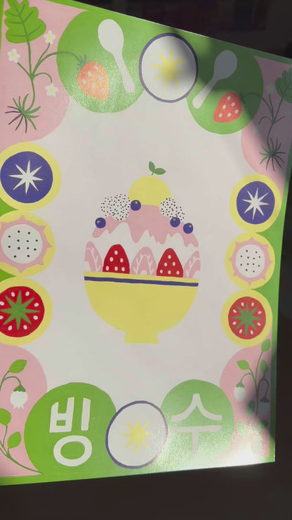 Fruity Bingsoo Print