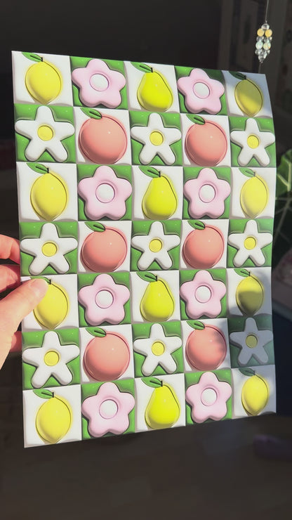 Pears, Peaches and Lemons 3D Print