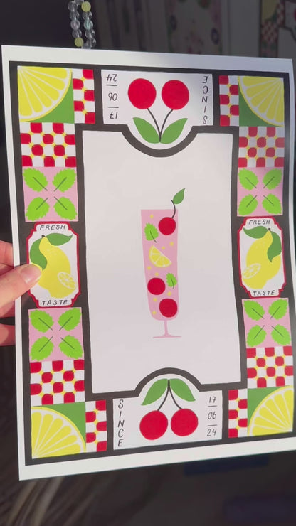 Cherry Lemon-ade Print
